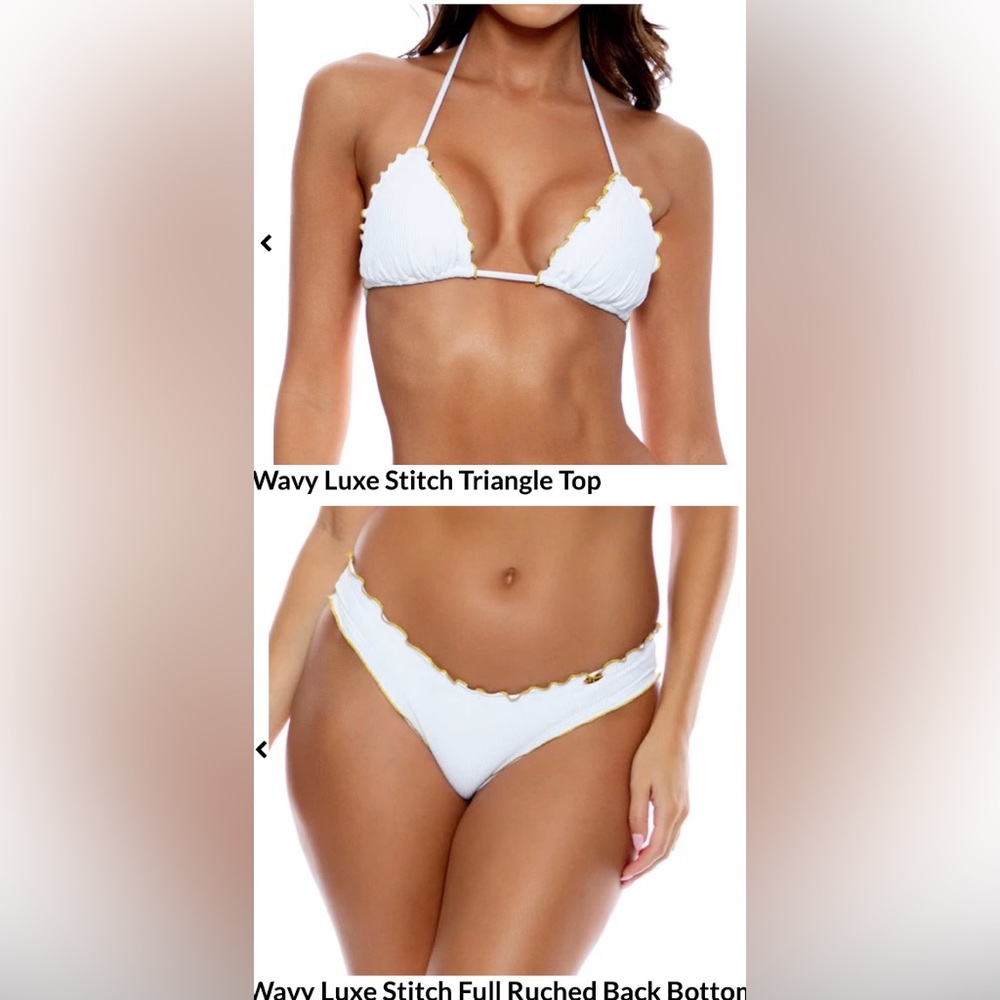 Luli Fama Adore white bikini